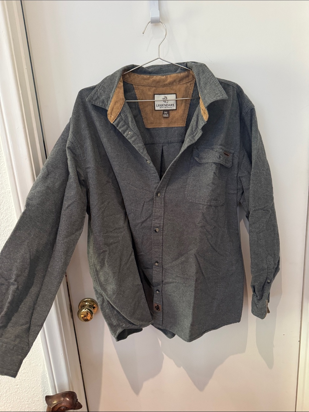Legendary Whitetails Gray Button-Up Shirt